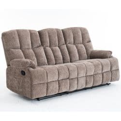 Recliner 3 Seater Color - Brown