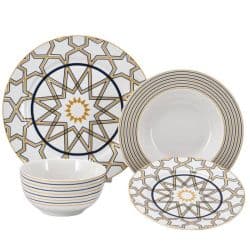 Bella Mozaiyk Round Dinner Set