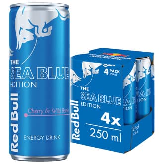 Red Bull Energy Drink Cherry & Wild Berries 250ml (4 Pack)