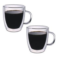 Bestmark Borosilicate Double Wall Glass Cup Set 120 ml