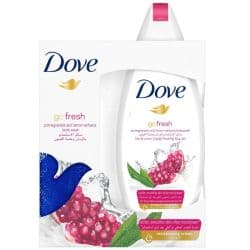 Dove Reviving Body Wash & Loofah With Pomegranate & Hibiscus Tea