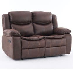 Recliner Palomino 2 Seater - Dark Brown