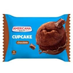 Americana Chocolate Cupcake Filled with Chocolate Cream