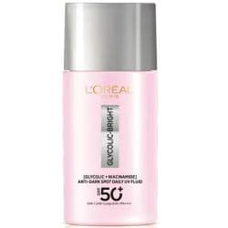 Loréal Paris Uv Fluid Glycolic-Bright Anti-Dark Spot Daily SPF50+