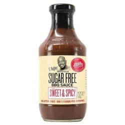 G Hughes BBQ Sauce Sweet & Spicy Flavor Sugar Free