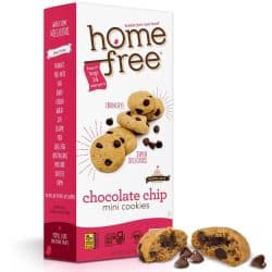 Homefree Gluten Free Mini Cookies Chocolate Chip
