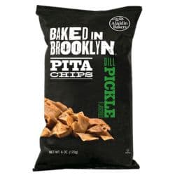 Baked In Brooklyn Dill Pickle Flavored Pita Chips