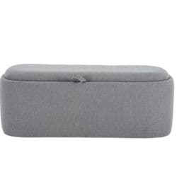 Ottoman Chair With Storage Grey