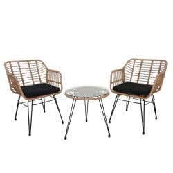 Rattan Set With Cushion
