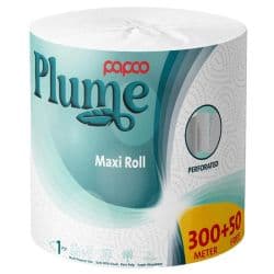 Papco Plume Embossed Perforated Maxi Roll