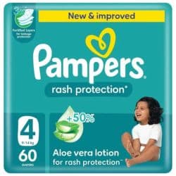 Pampers Baby-Dry Diapers Size 4 (9-14 kg)