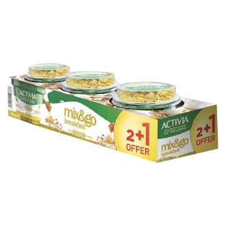 Activia Mix & Go Yogurt Oat Honey Granola Value Pack