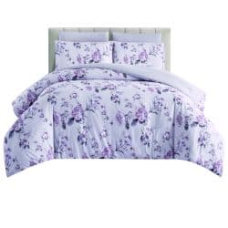 Floral Microfiber Comforter Set