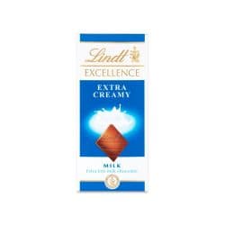 Lindt Excellence Extra Creamy Milk Chocolate Bar