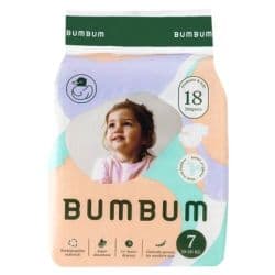 Bumbum Organic Bamboo Diapers Size 7 (19-30 kg)
