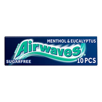 Airwaves Menthol & Eucalyptus Sugarfree Chewing Gum