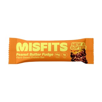 Misfits Plant-Based Protein Bar Peanut Butter Fudge