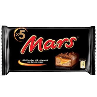 Mars Milk Chocolate With Soft Nougat & Caramel
