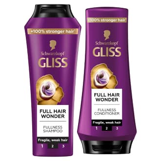 Schwarzkopf Gliss Full Hair Wonder Anti-Hair Fall Shampoo & Conditioner