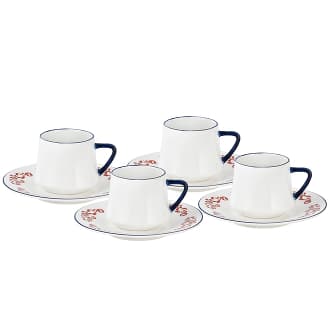 Bella Izmir Terra Cotta Coffee Cup & Saucer