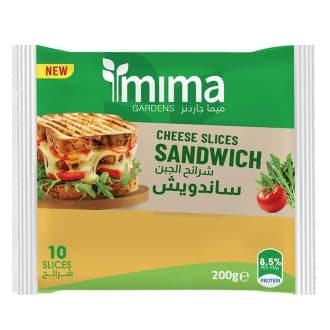 Mima Gardens Sandwich Cheese 10 Slices 200g