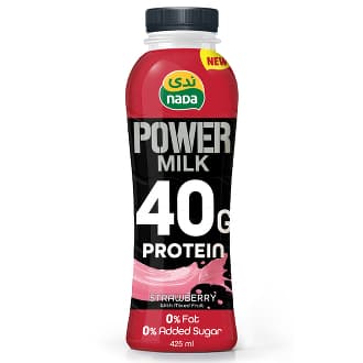 Nada 40g Protein Power Milk Strawberry 425ml