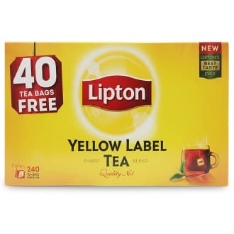 Lipton Yellow Label Black Tea Bags