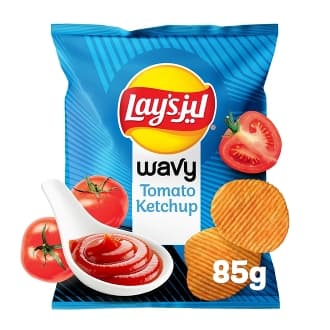 Lay's Wavy Tomato Ketchup Chips