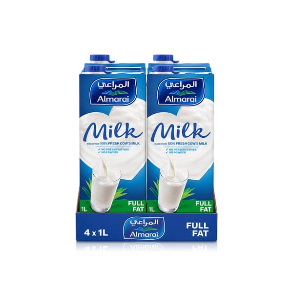 Almarai Full Fat Milk 1 litre x 4