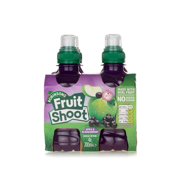 Robinson's Fruit Shoot Blackcurrant 200 ml 4x