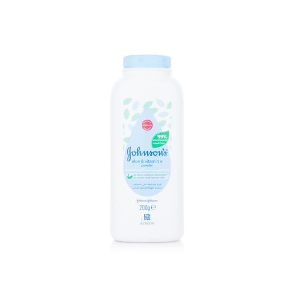 Johnson's Aloe and Vitamin E Powder 200g