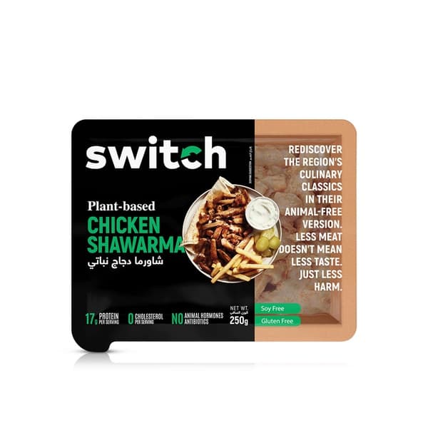 Switch Frozen Plant Based Chicken Shawarma 250g