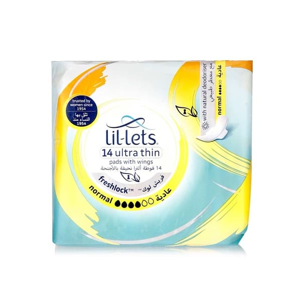 Lil-Lets Ula Pads with Wings for Normal Flow x 14