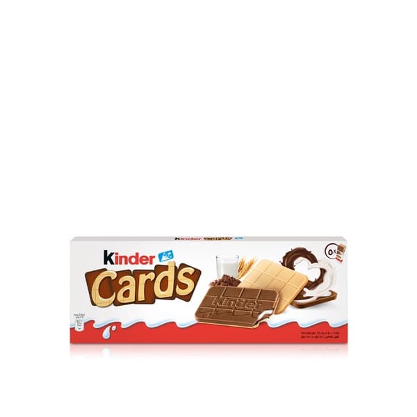 Kinder Cards Chocolate Biscuits 5 x 25.6g