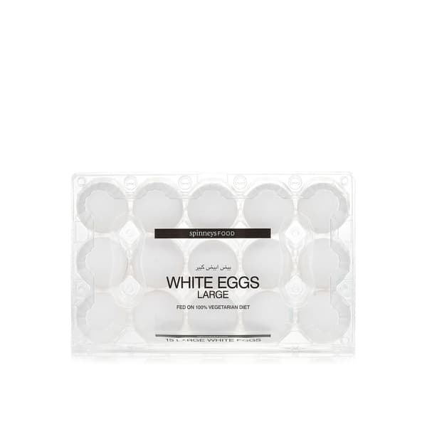 Spinneysfood Large White Eggs x 15