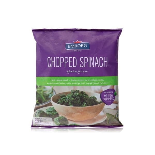 Emborg Frozen Chopped Spinach 450G