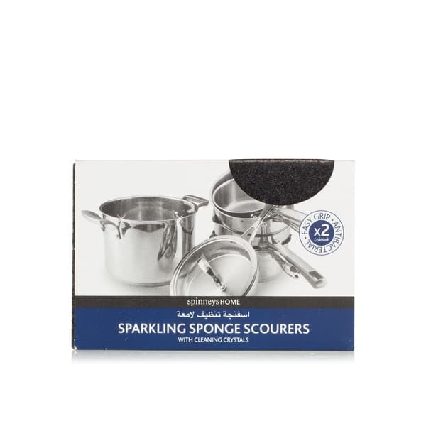 Spinneyshome Easy Grip Sparkling Sponge Scourers x 2
