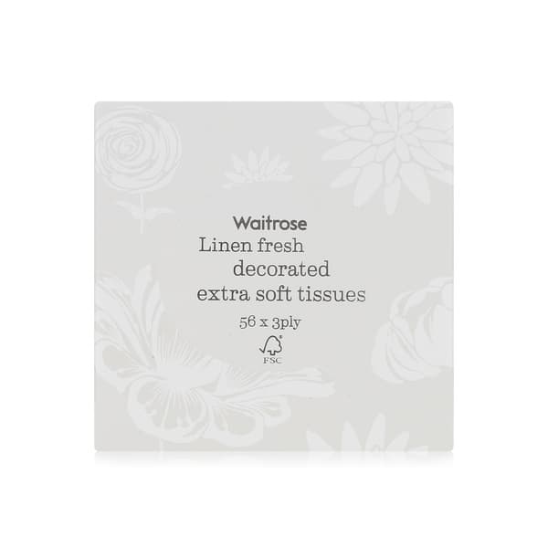 Waitrose Linen Fresh Extra Soft Tissues 56s