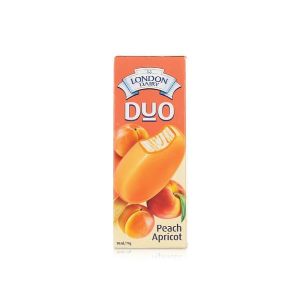 London Dairy Duo Ice Cream Stick Peach Apricot 90ml