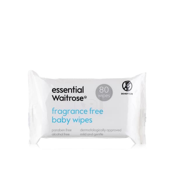 Waitrose Essential Baby Wipes x 80