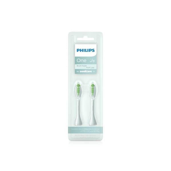 Philips Sonicare One Replacement Brush Head 2 Pack Mint Light Blue Bh 1022/03