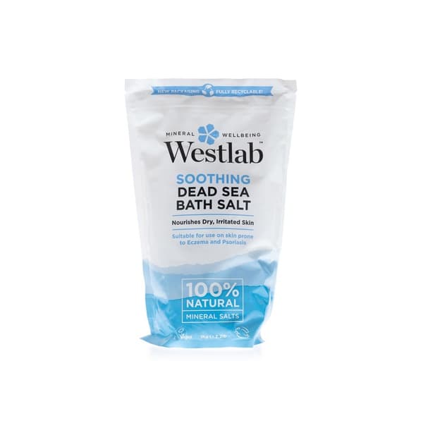 Westlab 100% Pure Soothing Dead Sea Bath Salts 1kg