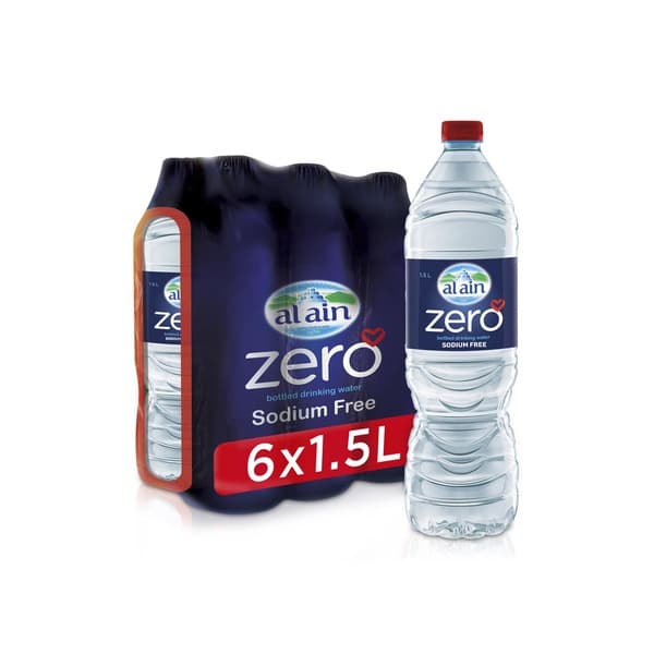 Al Ain Water Zero Sodium 1.5 litre x 6