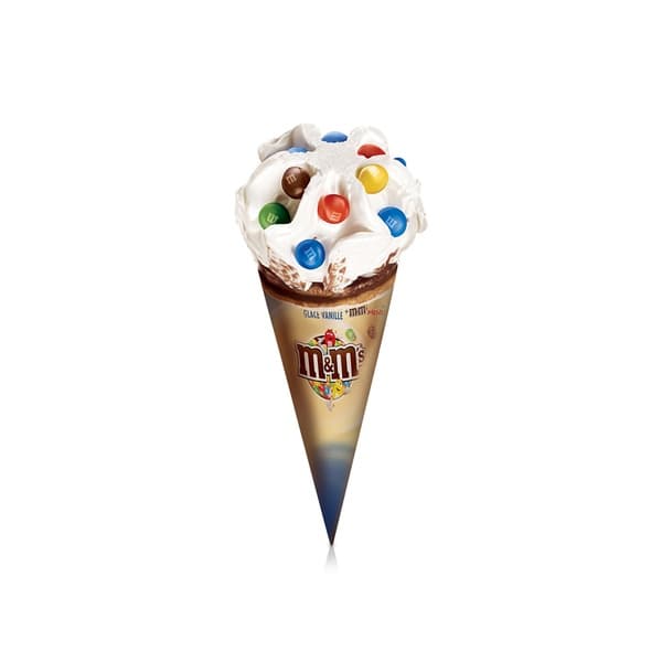 M&M'S Vanilla Ice Cream Cone