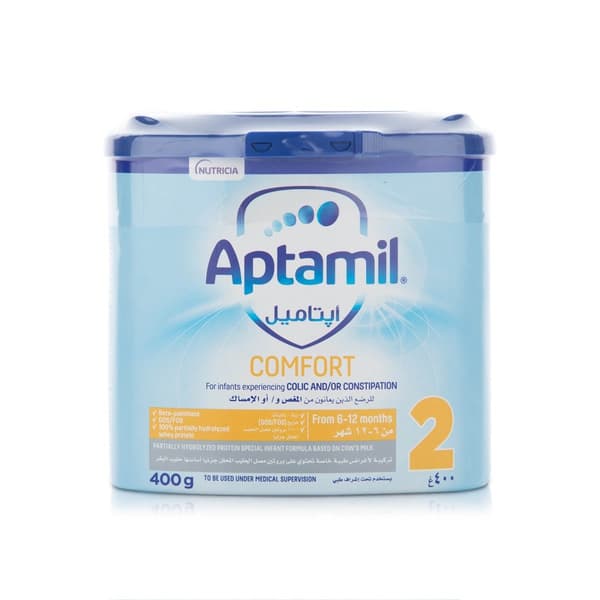 Aptamil Comfort 2 Colic and Constipation Milk Formula 6-12 Months 400g