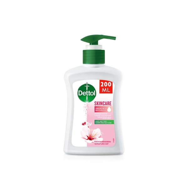 Dettol Skincare Rose & Sakura Blossom Scent Liquid Handwash Pump 200ml