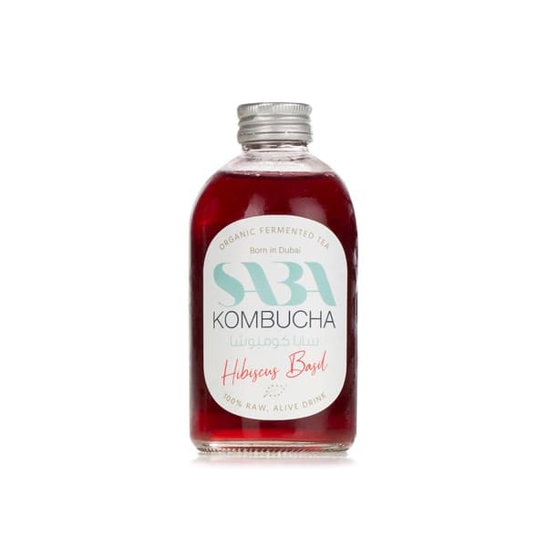 Saba Hibiscus & Basil Kombucha 275ml