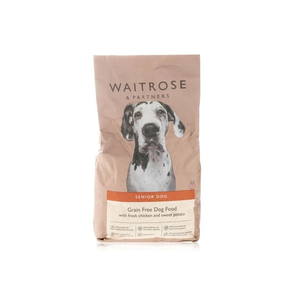 Waitrose Senior Grain Free Chicken & Sweet Potato Dog Food 2kg