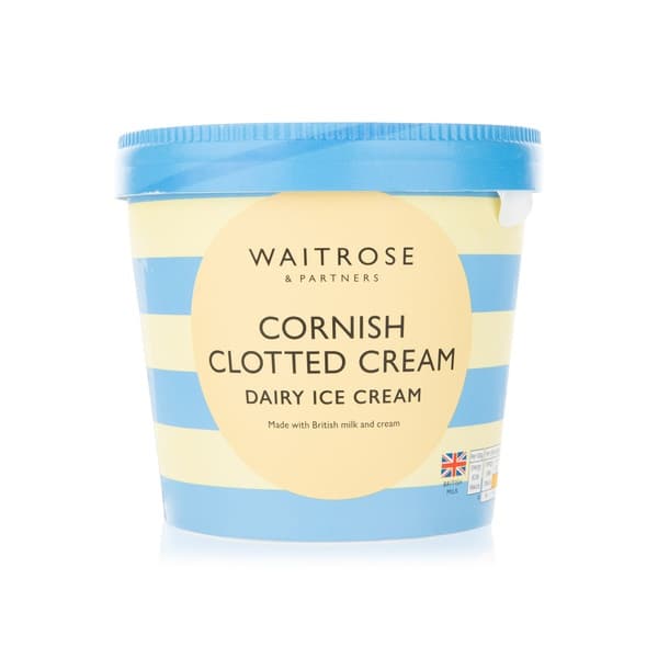 Waitrose Frozen Cornish Clotted Cream Ice Cream 1 Litre