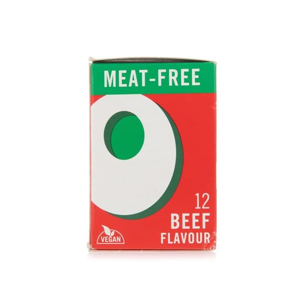 Oxo 12 Meat Free Vegan Beef Flavoured Stock Cubes 71g